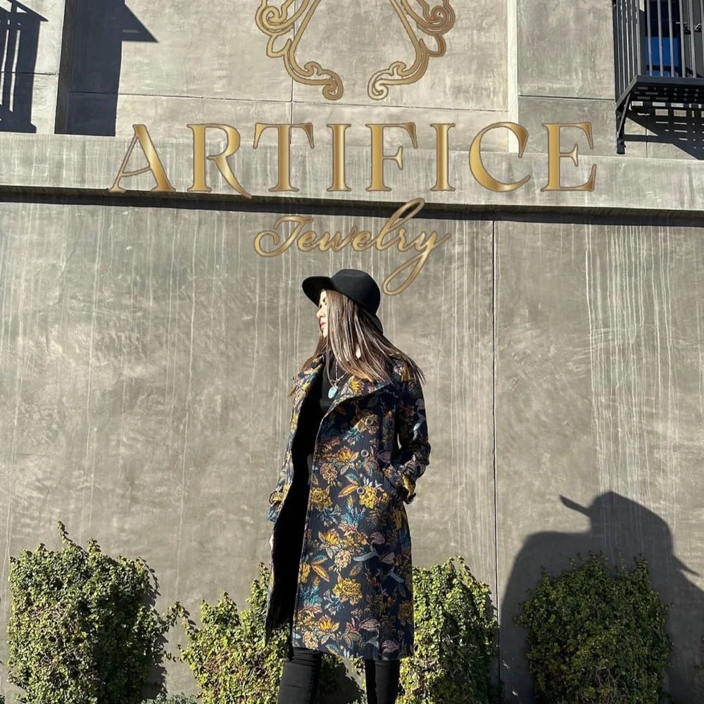 Tarnish Resistant Gold Grounding Copper African Moonstone Necklace Pendant+Cord - Picture 8 of 9